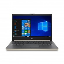 HP 14S-CF0066TU 14" Laptop - i3-7020U, 4gb ddr4, 1tb, Intel, W10, Gold