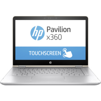HP Pavilion X360 14" BA079TX Laptop ,I7-7500U,4GB DDR4,1TB,NO ODD,Win10,4GB,940MX,1Yr,Case,Gold