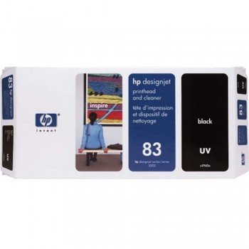 HP 83 DesignJet UV Printhead/Printhead Cleaner - Black (C4960A)