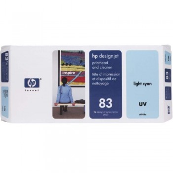 HP 83 DesignJet UV Printhead/Printhead Cleaner - Light Cyan (C4964A)