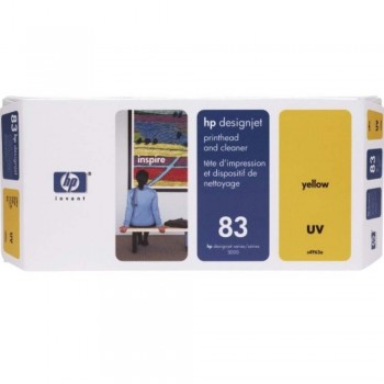 HP 83 DesignJet UV Printhead/Printhead Cleaner - Yellow (C4963A)