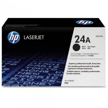 HP 24A Black LaserJet Toner Cartridge (Q2624A)