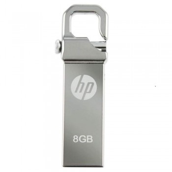 HP v250w Stainless Steel USB Flash Drive - 8GB