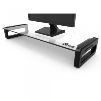 Innoz InnoStation Monitor Stand with 4-Port USB Hub - Black