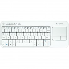 Logitech K400 Wireless Touch Keyboard-White