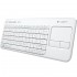 Logitech K400 Wireless Touch Keyboard-White