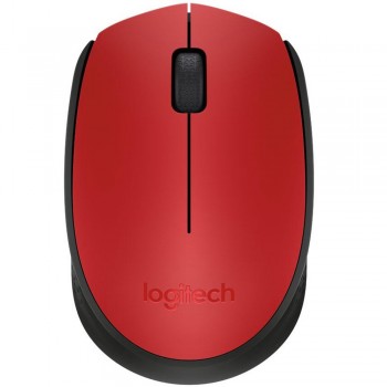 Logitech M171 Wireless Mouse-Red