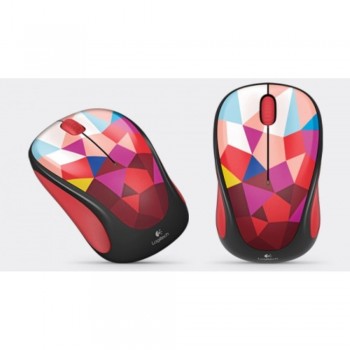 Logitech Play Collection Wireless M238 Mouse - Red Facets