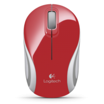 Logitech Wireless Mouse M187 Red