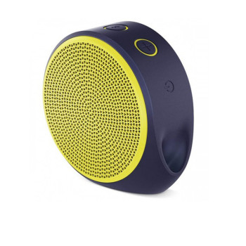 Logitech X100 Mobile Wireless Speaker - Purple Housing with Yellow Grill (Item No: D06-20-YE)