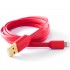 Magic Pro - ProMini Lightning Cable 18cm + 80cm - Red 