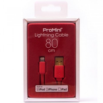 Magic Pro - ProMini Lightning Cable 80cm - Red 