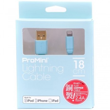 Magic Pro - ProMini Lightning cable 18cm - Campanula Blue 