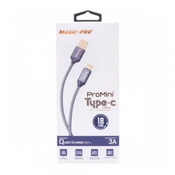 Magic-Pro ProMini 18cm Type C to Type A Cable Blue