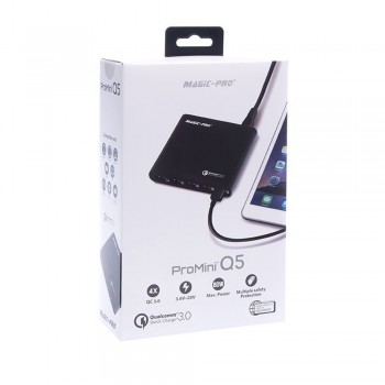 Magic-Pro ProMini Q5 80W Laptop Charger with 4xQC3.0