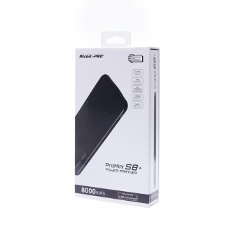 Magic-Pro ProMini S8+ 8000mAh Power Bank - Black