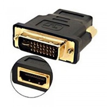 DVI 24+1 (M) To HDMI (F) Convertor