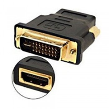 DVI 24+5 (M) To HDMI (F) Convertor