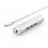 ORICO ARH3L Aluminium USB3.0 3-Port Hub with Gigabit Ethernet Adapter (Item No: D15-26)