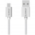 Orico EDC-10 1M Strong Nylon Braided Micro USB Fast Charging Data Cable - Silver (Item No: D15-62)