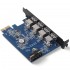 Orico PVU3-4P PCI-E to 4 USB3.0 Port Express Card (item No: D15-102)
