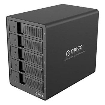 Orico 9558RU3 5 Bay 3.5" USB3.0 SATA HDD External Enclosure with RAID - Black