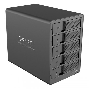 Orico 9558RU3 5 Bay 3.5" USB3.0 SATA HDD External Enclosure with RAID - Black (Item No: D15-23)