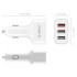 ORICO UCH-Q3 Quick Charge 3.0 Smart Car Charger with 3 USB Port - White EOL-7/1/2017