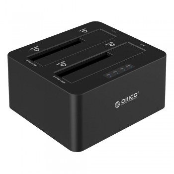 Orico 6629US3-C Dual Bay Super Speed USB3.0 HDD Docking Station (Black) (Item No: D15-14)
