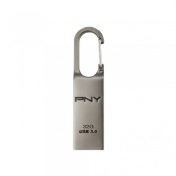 PNY Loop Turbo Innovative Carabiner Hook USB 3.0 Flash Drive - 32GB