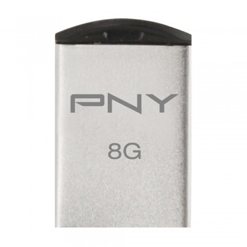 PNY Stainless Steel Micro M2 Attache USB Flash Drive - 8GB (Item No: PNYM2MICRO8) A4R2B97 (while stock last)
