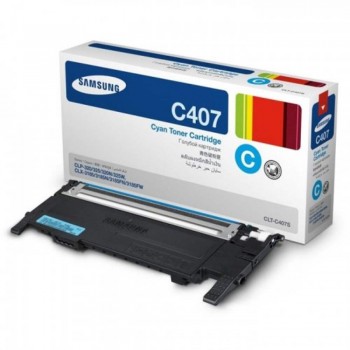 Samsung CLT-407 Cyan Toner Cartridge (SG CLT-C407S/SE)