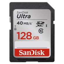 SanDisk Class10 40mb/s Ultra SDXC Memory Card - 128GB (Item: SDSDUN-128G-G46)