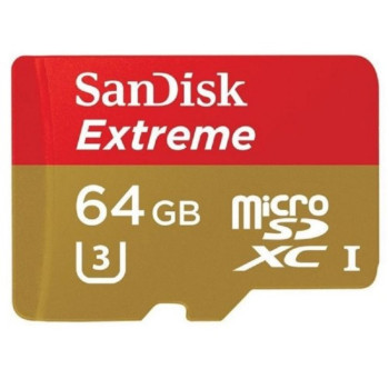 SanDisk Class10 90mb/s Extreme MicroSDXC UHS-I 64GB Memory Card - Action Camera (Item No: SDSQXNE064GGN6A) EOL-17/10/2016