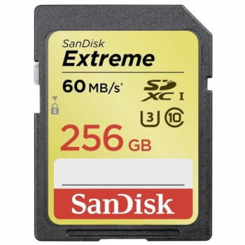 SanDisk Extreme 80MB/s SDXC UHS-I Memory Card - 256GB (Item: SDSDXN-256G-G46)