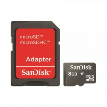 Sandisk Micro SD with Adapter 8GB (Item No: SDSDQM-008GB35A) A4R2B109