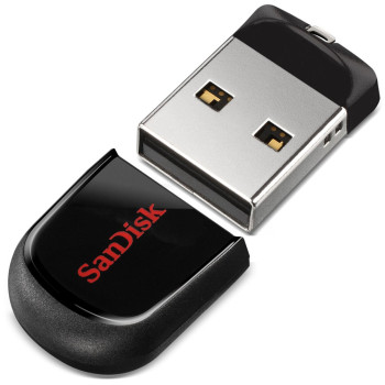 SanDisk Cruzer Fit USB Flash Drive - 16GB (Item No: SDCZ33-016G-B35)