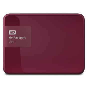 WD My Passport Ultra 2.5" USB3.0 Premium Portable External Hard Drive 1TB - Berry (Item No: WDBGPU0010BBY)