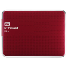 WD My Passport Ultra 2.5" USB3.0 Premium Portable External Hard Drive 1TB - Red (Item No: WDBGPU0010BRD) EOL-26/1/2017