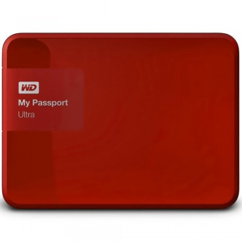 WD My Passport Ultra 2.5" USB3.0 Premium Portable External Hard Drive 2TB - Red (Item No: WDBBKD0020BRD)
