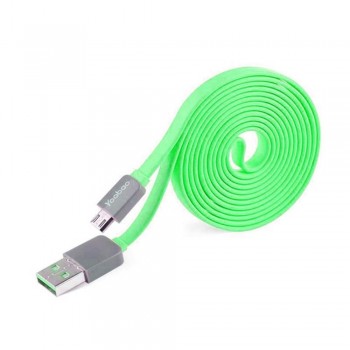 Yoobao Colourful Micro (80cm) USB Cable - Green (Item No: YB405-CBL-GR) A4R2B83