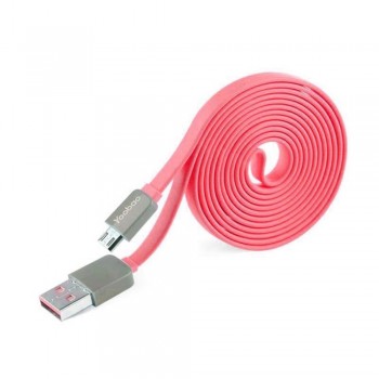 Yoobao Colourful Micro (80cm) USB Cable - Red (Item No: YB405-CBL-RED) A4R2B83 -while stock last