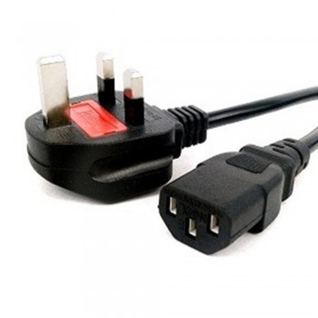 3 Pin Power Cord Cable with Fuse 3m
