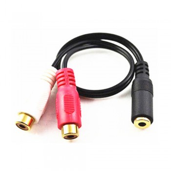3.5mm (Female) to RCA (Female) Cable