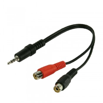 3.5mm (male) to 2 RCA (female) Cable 0.3m