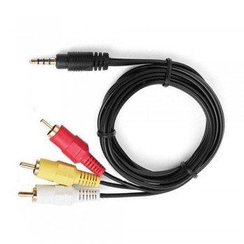 3.5mm (Male) to 3 RCA (Male ) Cable 1.5m