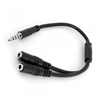 3.5mm (Male) to 3.5mm (Female) Cable 0.3m