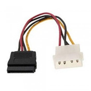 4 Pin (Male) to Sata Power Cable (Female) 15cm