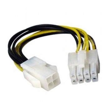 4 Pin Power Extension Cable (Male) to 8 Pin (Female) 15cm