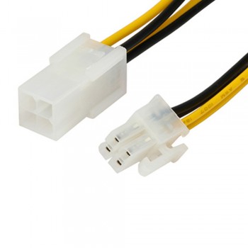 4 Pin Power Extension Cable (Male) to (Female) 15cm